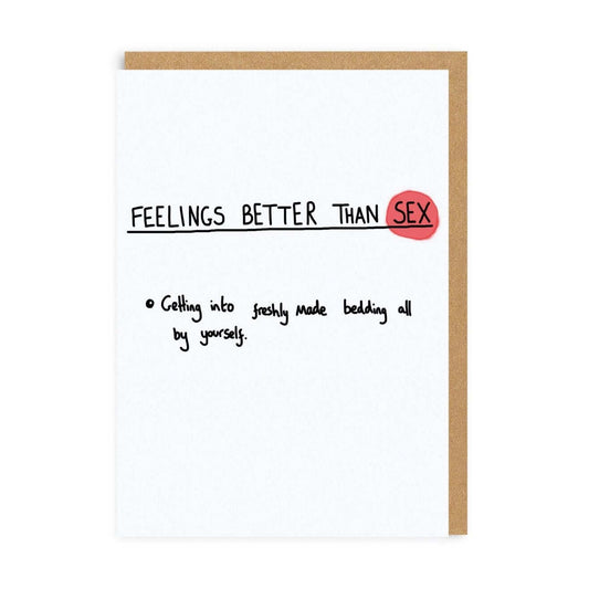Feelings Better Than Sex Love Cards Ohh Deer