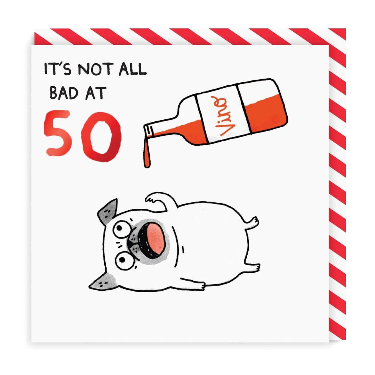 It's Not All Bad at 50 Birthday Cards Gemma Correll