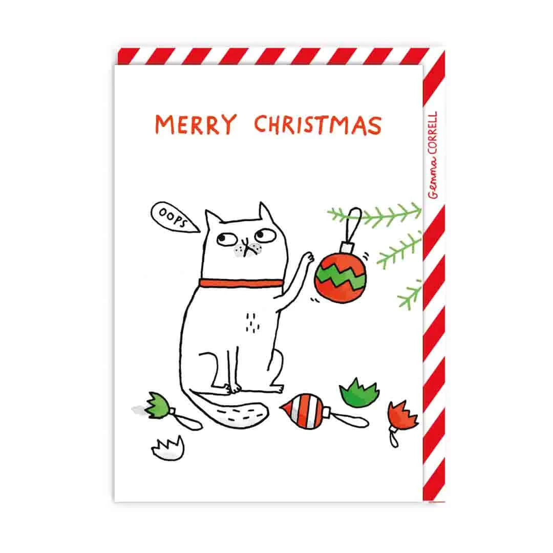 Oops Cat Christmas Christmas Cards Gemma Correll