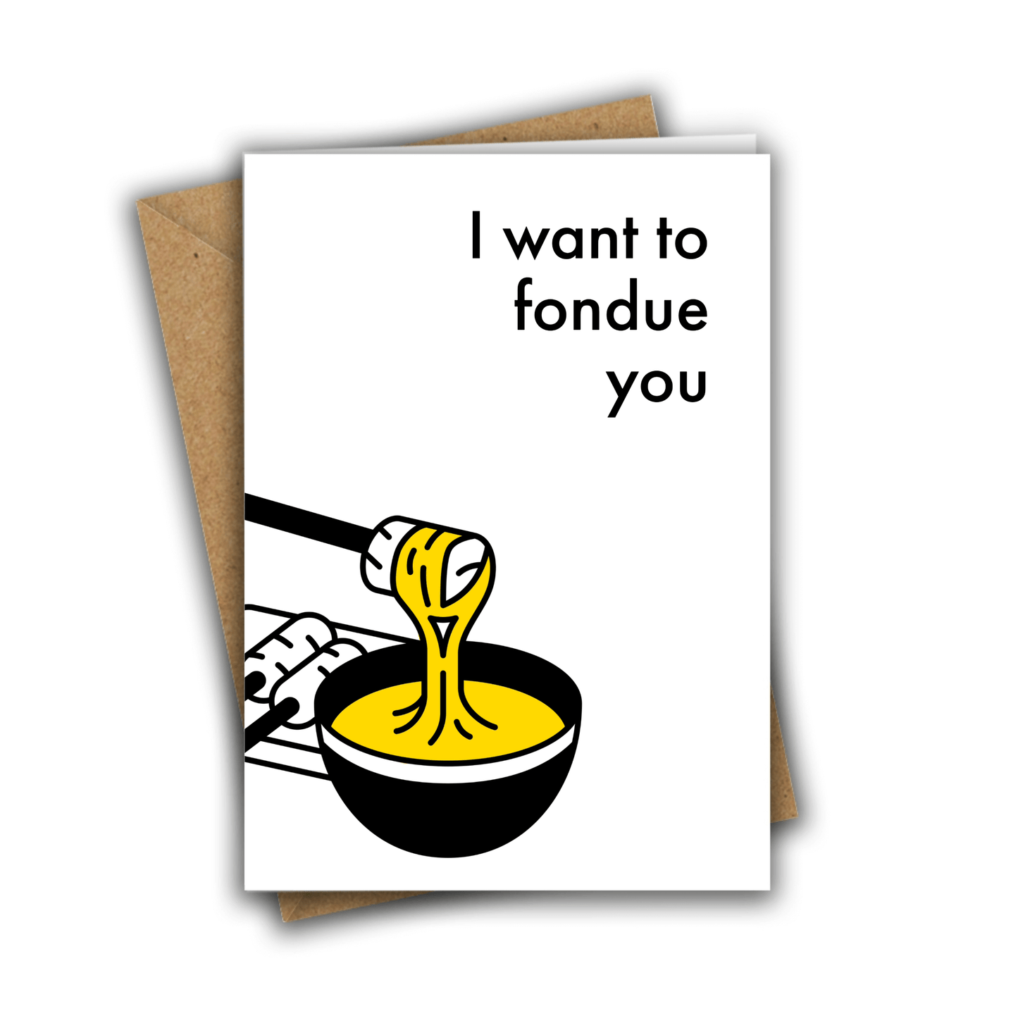 Little Kraken's I Want to Fondue You, Love Cards for £3.50 each