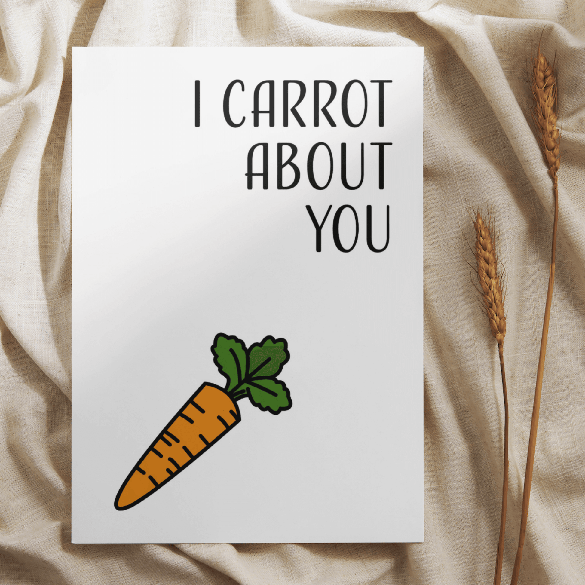 Little Kraken's I Carrot About You, Love Cards for £3.50 each