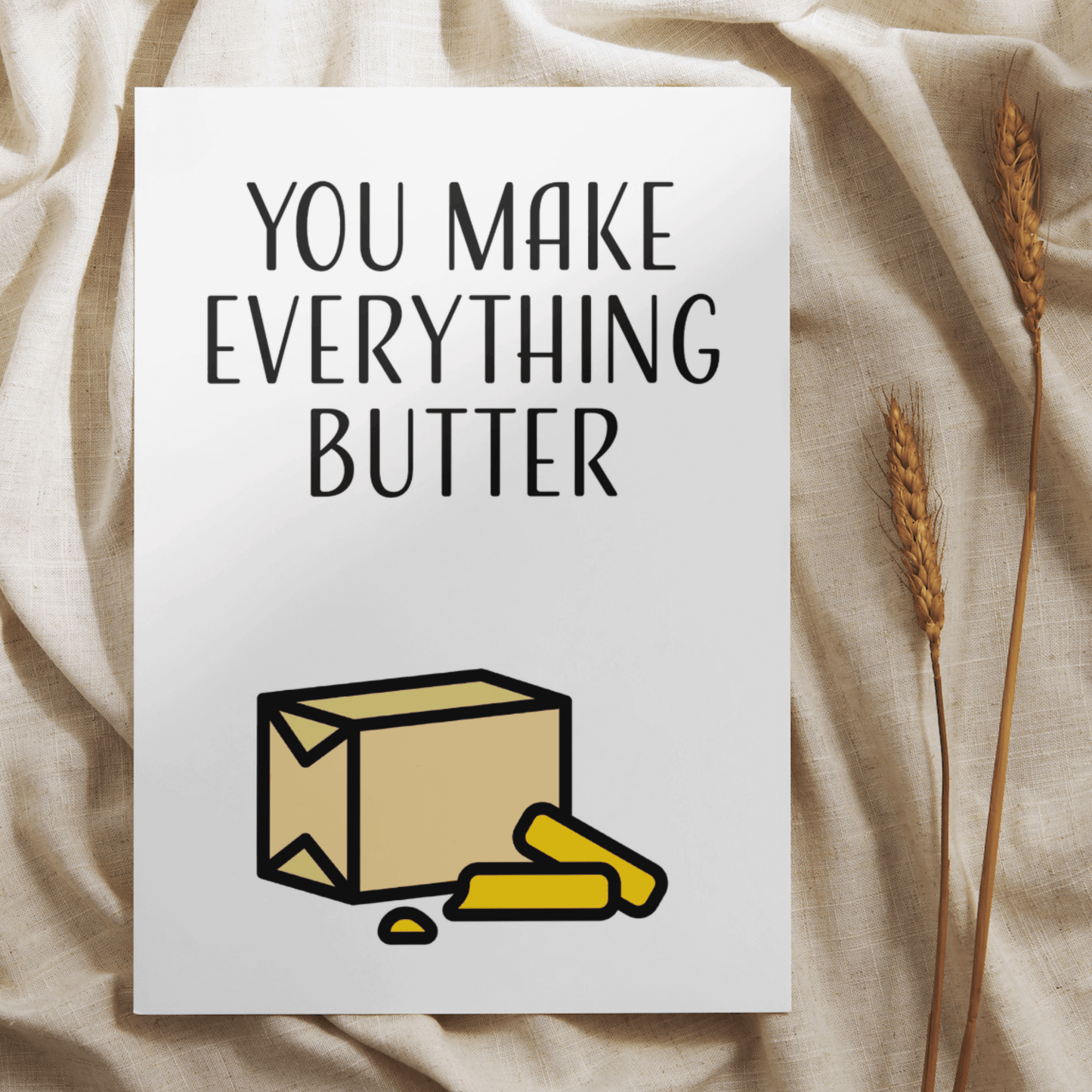 Little Kraken's You Make Everything Butter, Love Cards for £3.50 each