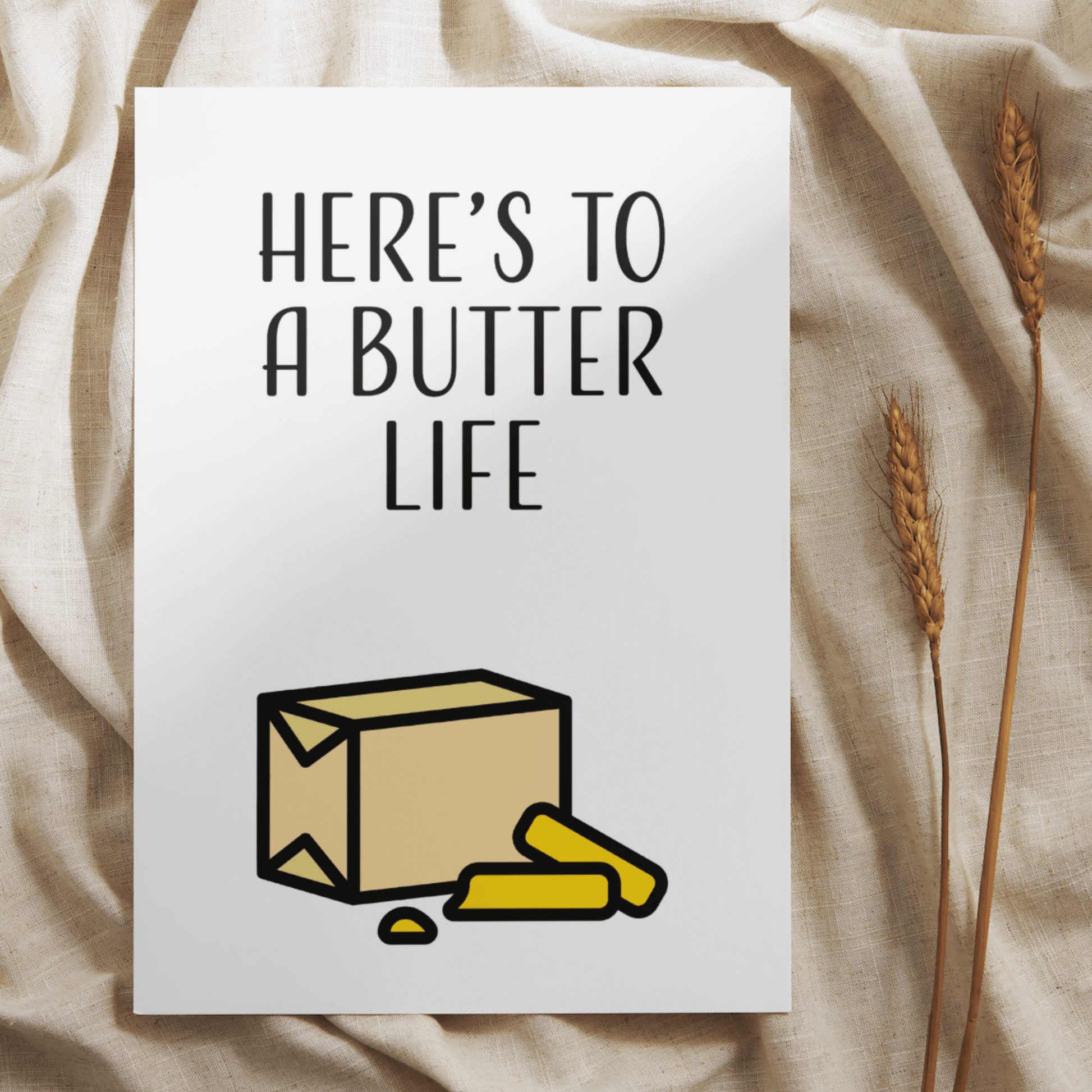 Little Kraken's Here's To a Butter Life, Leaving Cards for £3.50 each