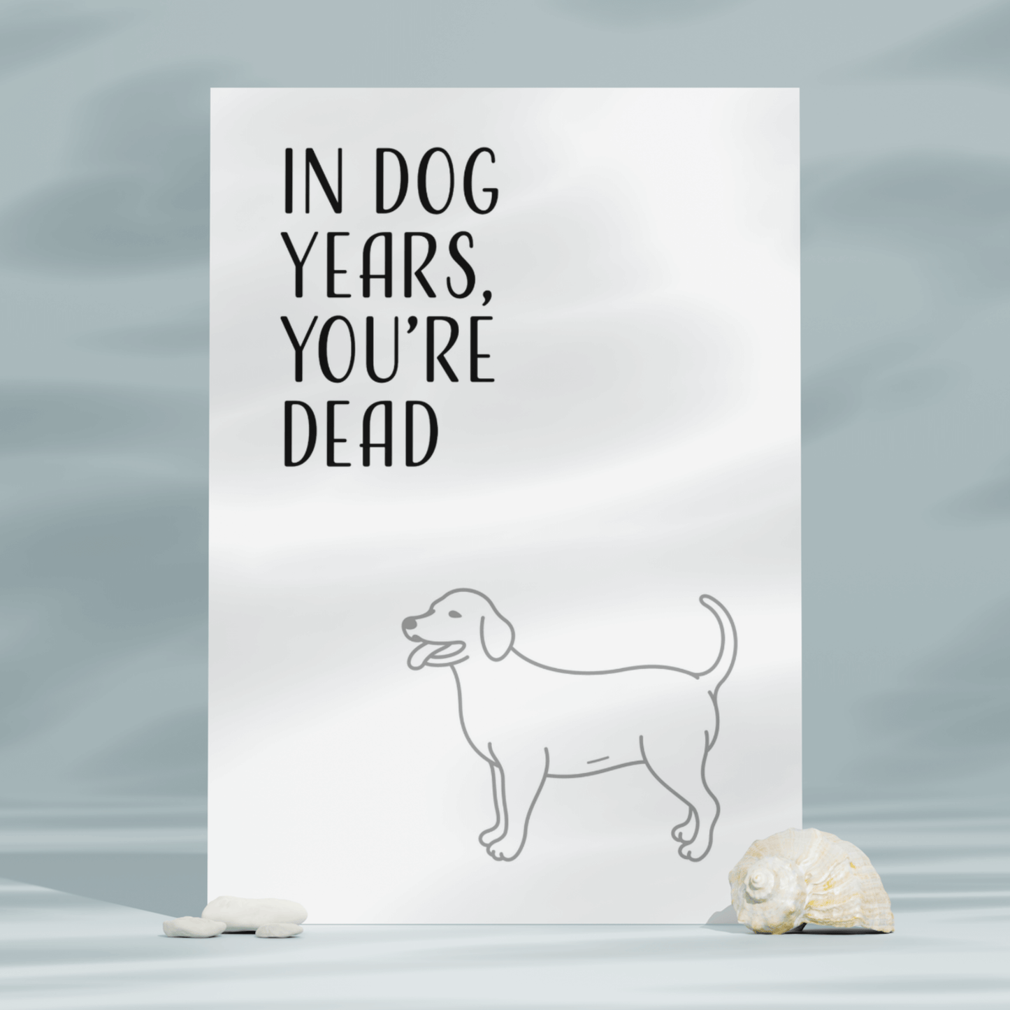 Little Kraken's In Dog Years, You're Dead, Birthday Cards for £3.50 each