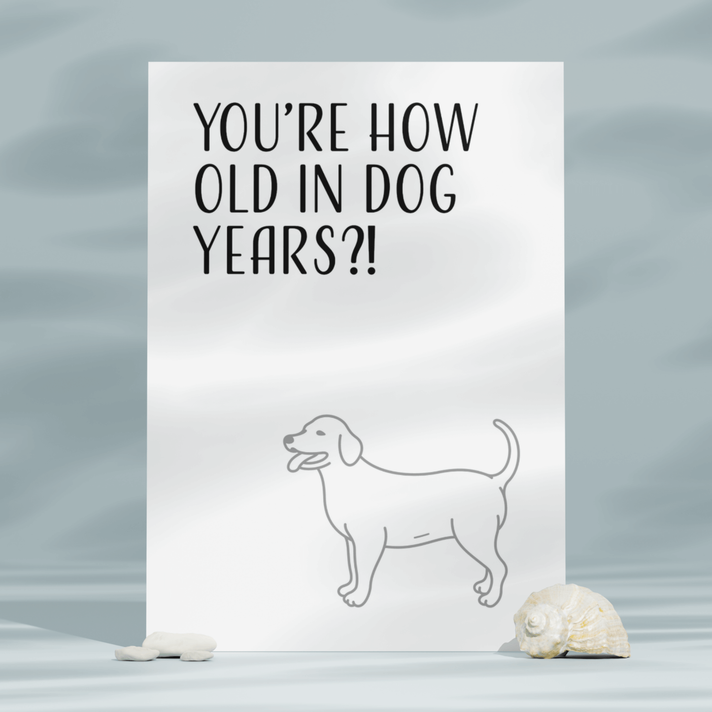 Little Kraken's You're How Old in Dog Years?!, Birthday Cards for £3.50 each