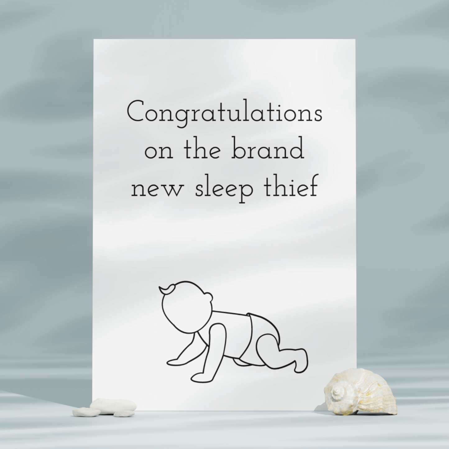 Little Kraken's Brand New Sleep Thief, New Baby Cards for £3.50 each