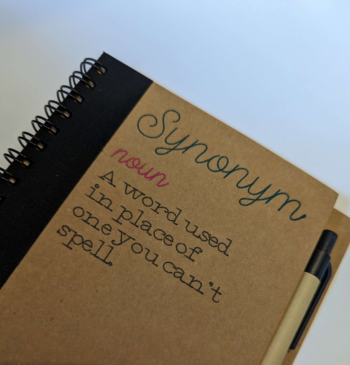 Synonym Definition Notebook Notebooks & Notepads Little Kraken
