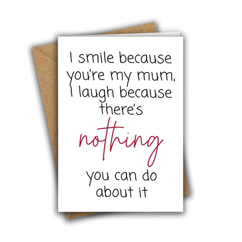 Little Kraken's I Smile Because You're My Mum, General Cards for £3.50 each