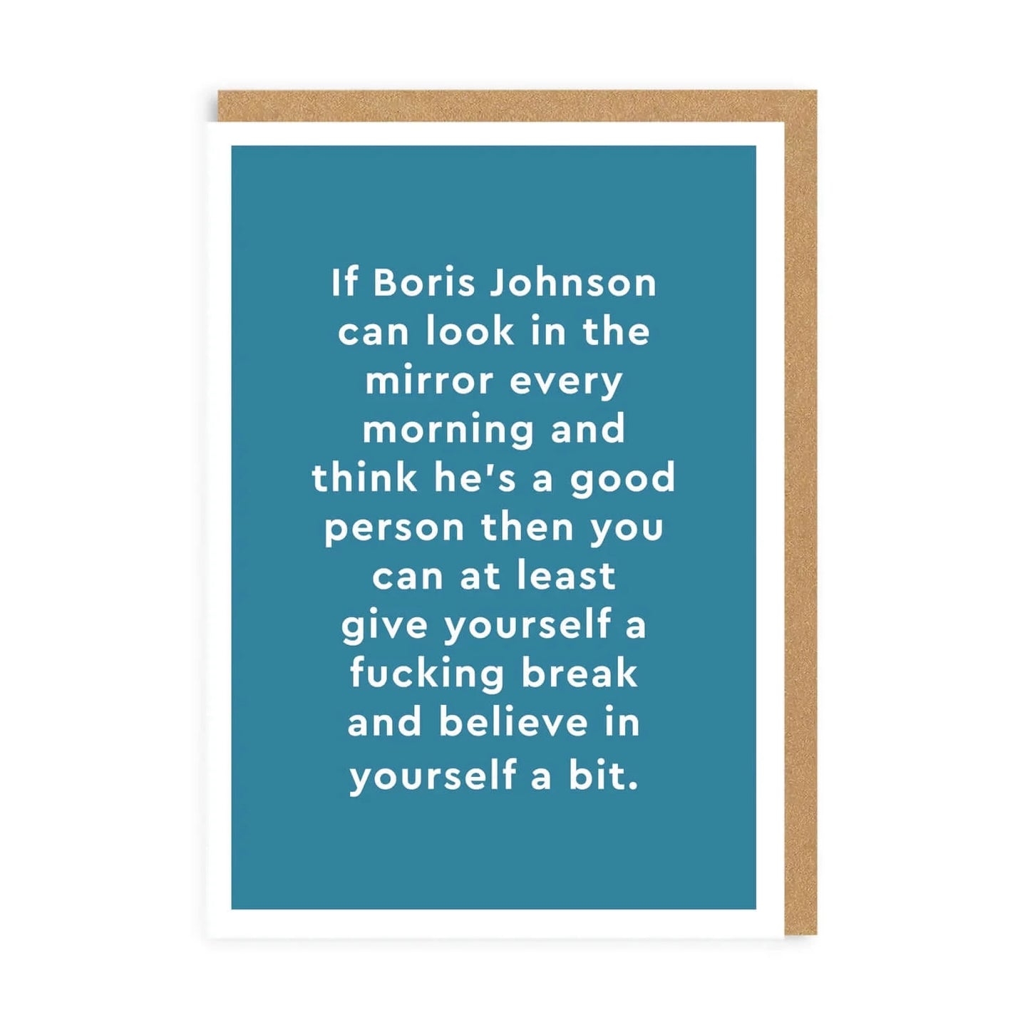 Boris Johnson Thinks He's a Good Person General Cards Ohh Deer