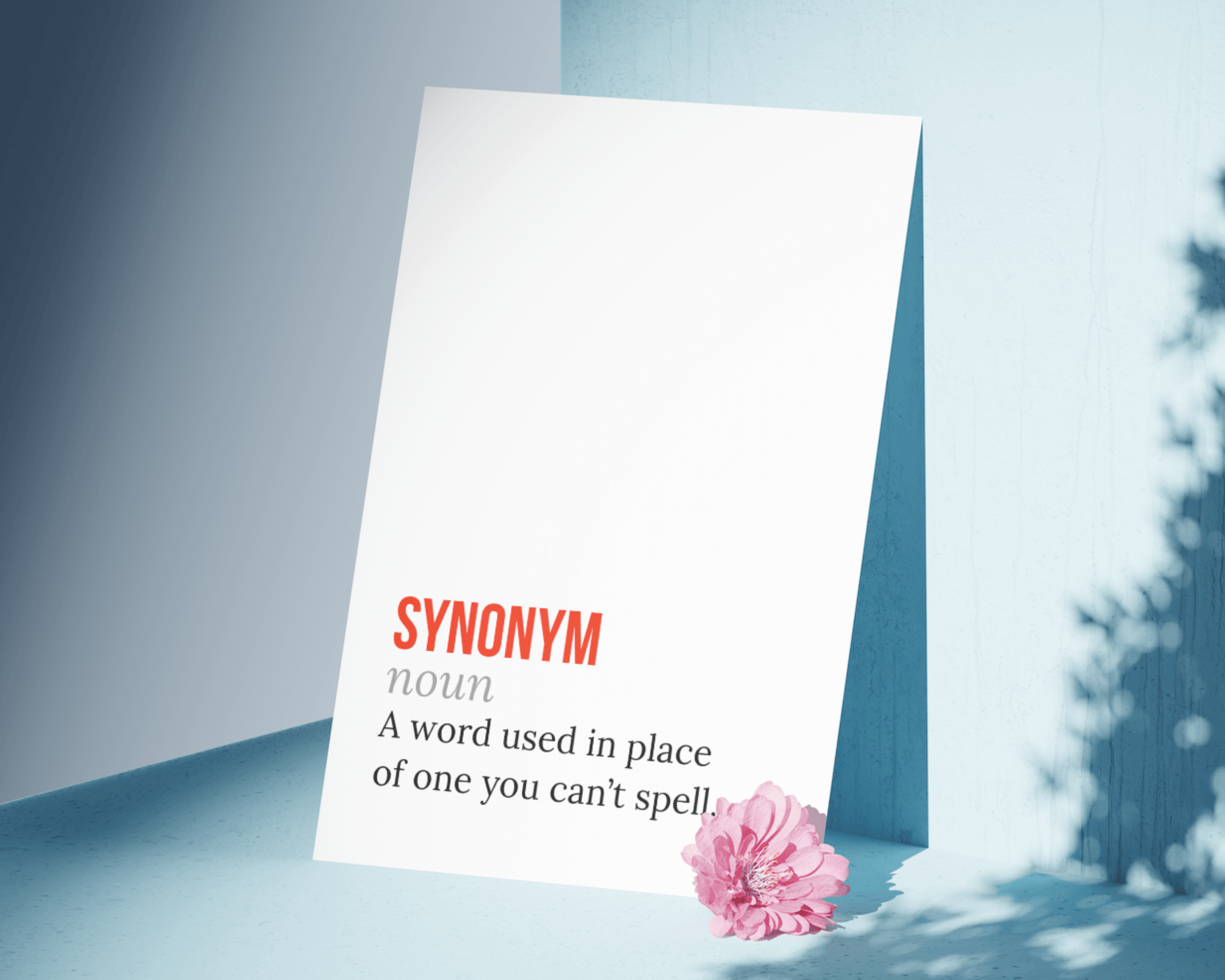 Funny Synonym Definition Work Office Print Prints Moments That Unite