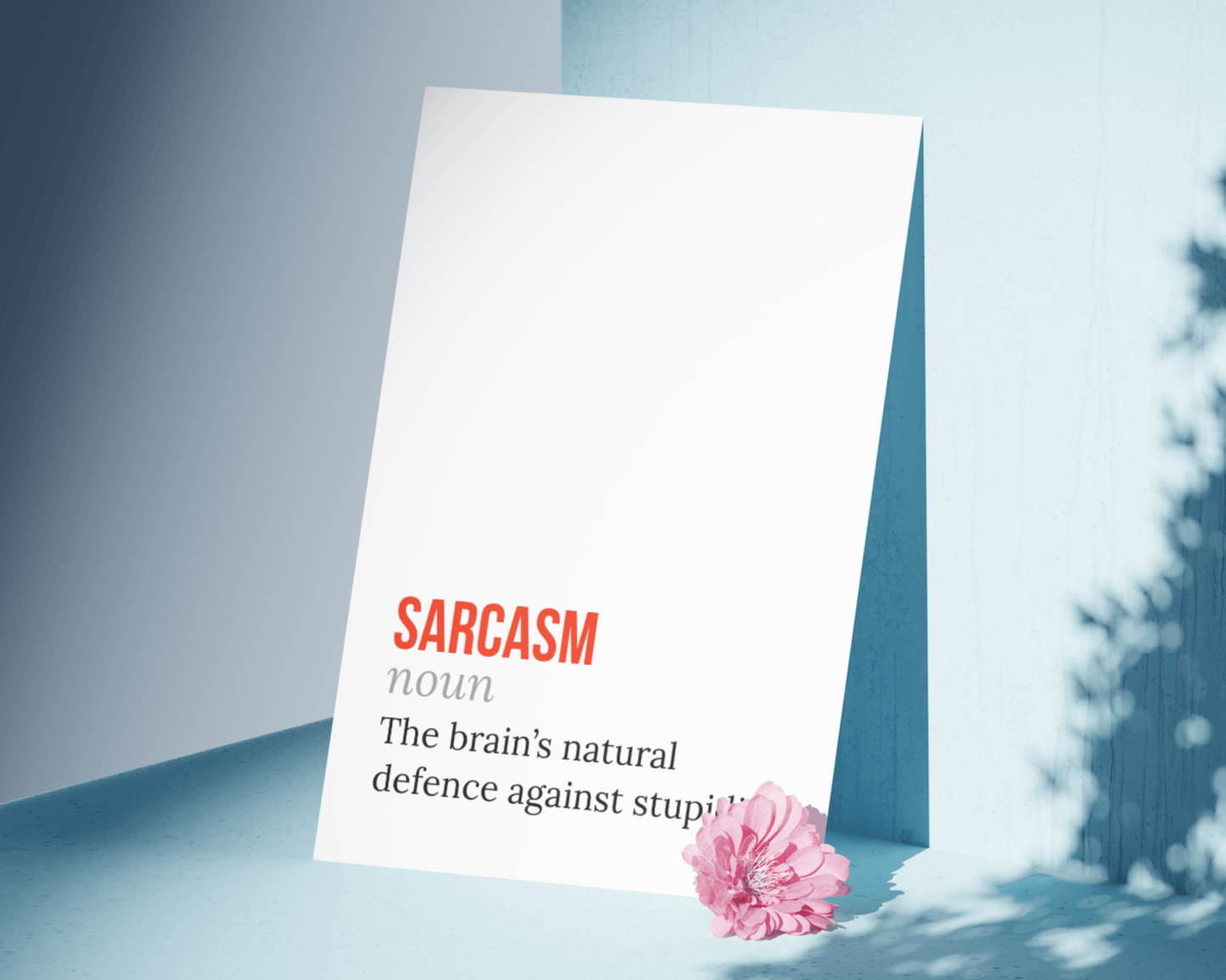 Funny Sarcasm Definition Work Office Print Prints Moments That Unite