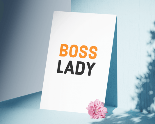 Boss Lady Office Manager Leader Director Wall Print