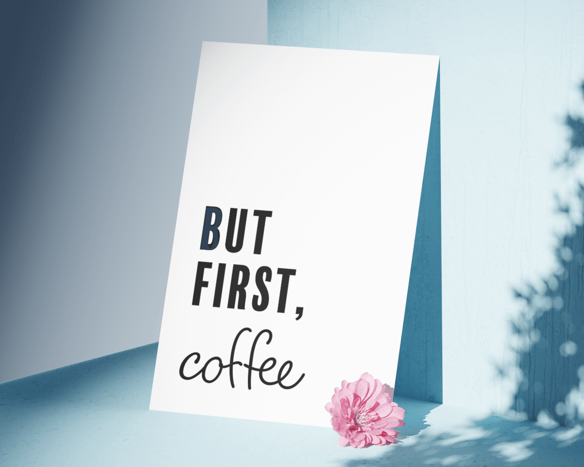 But First, Coffee Funny Coffee Shop Kitchen Print Prints Moments That Unite