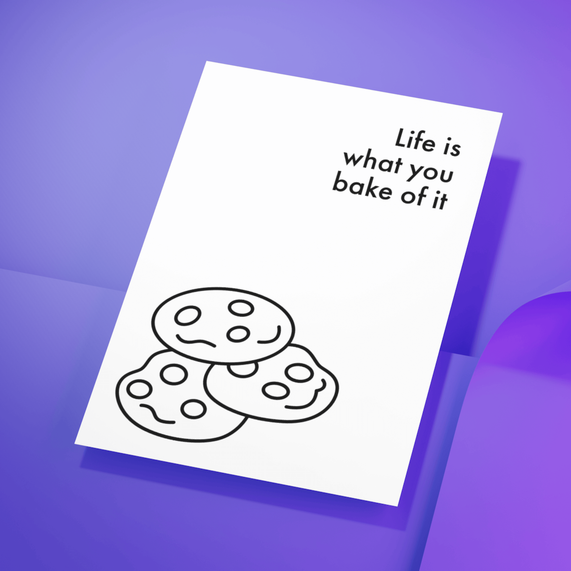 Little Kraken's Life is What You Bake of It, Good Luck Cards for £3.50 each