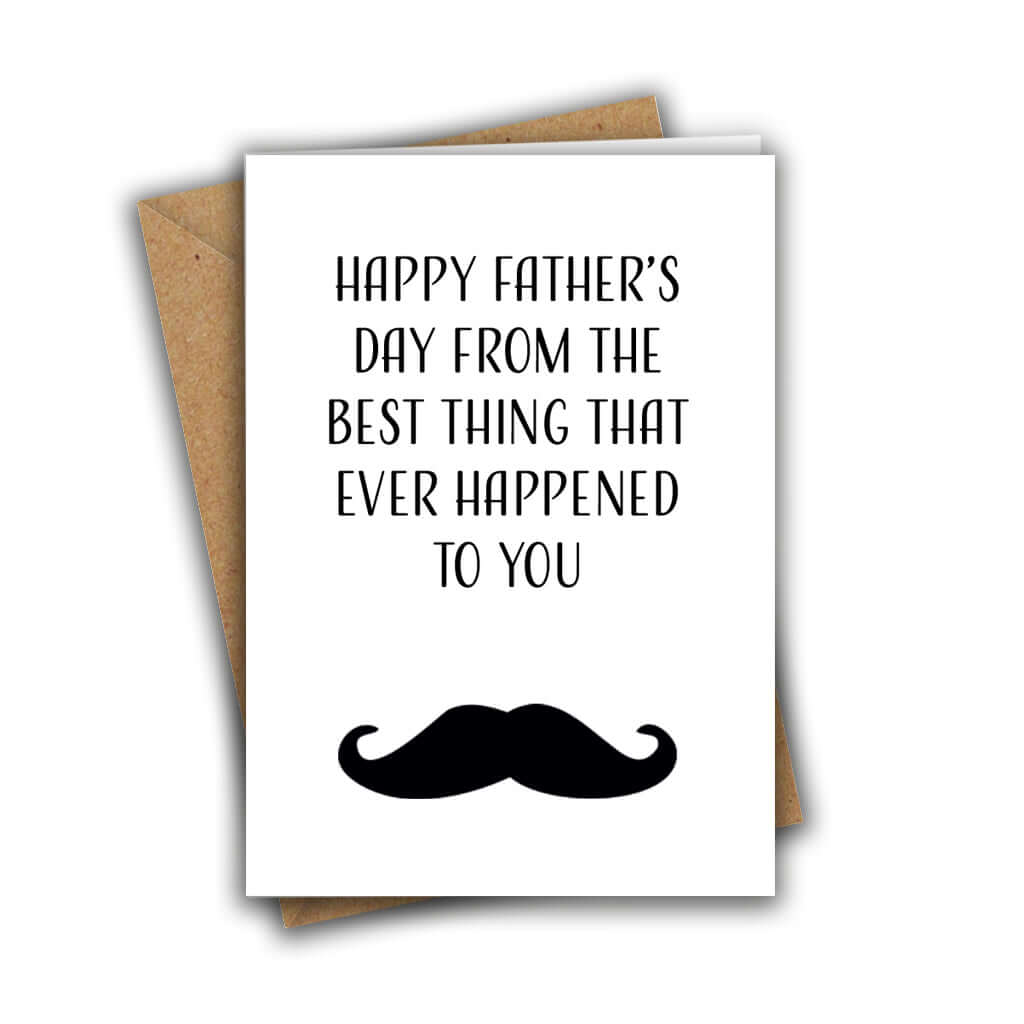 Little Kraken's Happy Father's Day From The Best Thing That Ever Happened To You Greeting Card, Father's Day Card for £3.50 each