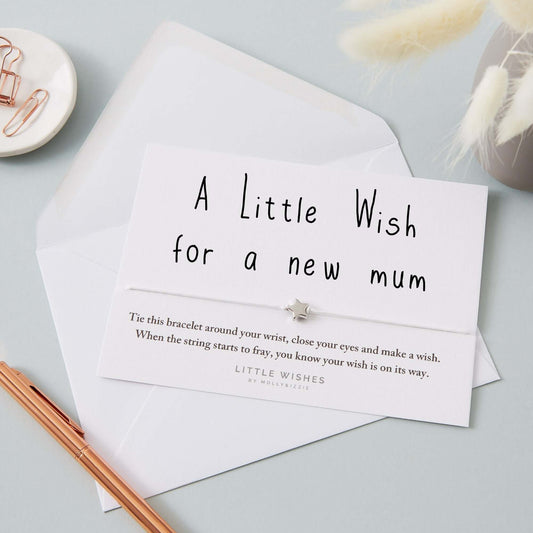 by Molly & Izzie A Little Wish For a New Mum Star Wish Bracelet