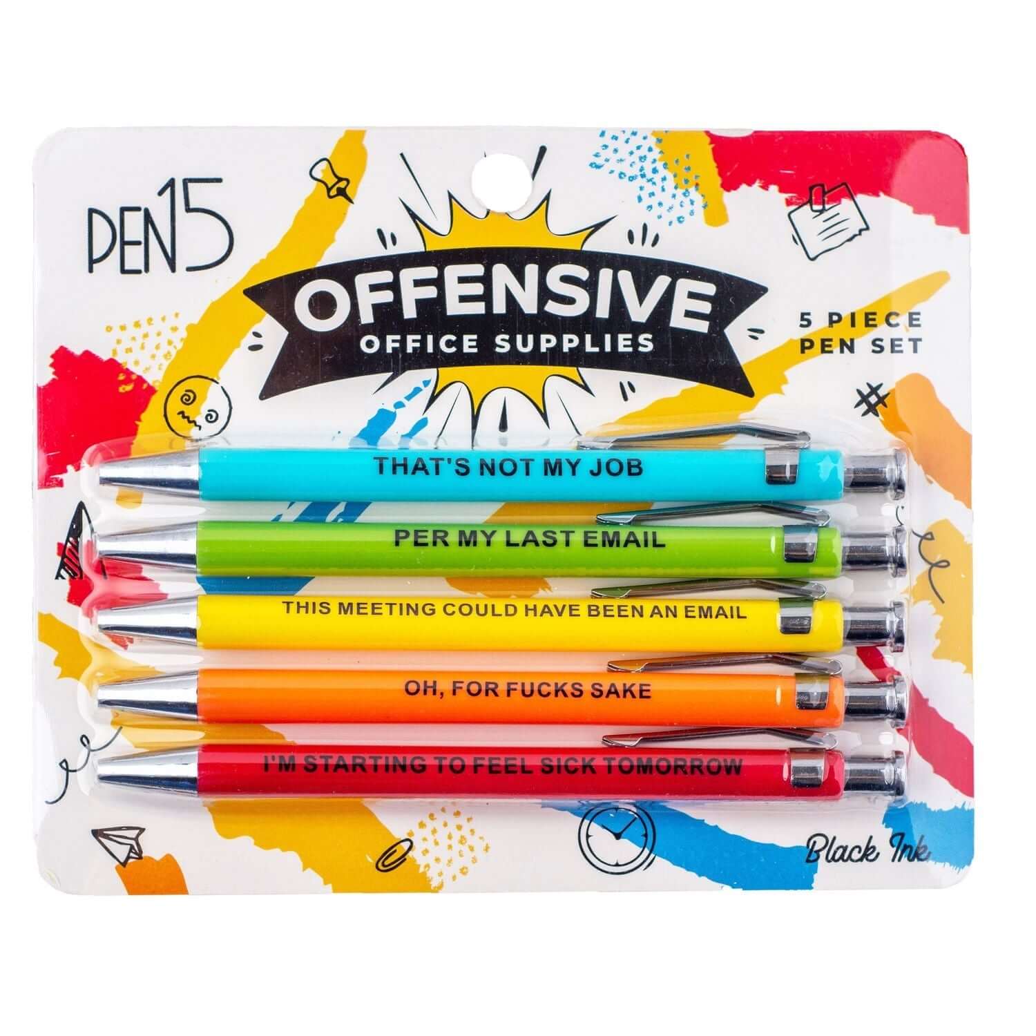 Offensive Office Supplies Pen Set Pen Set OC Products