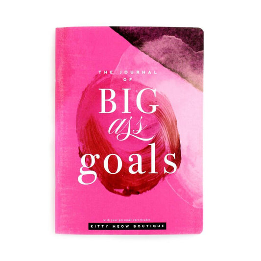 Kitty Meow Boutique The Journal of Big Ass Goals Notebook