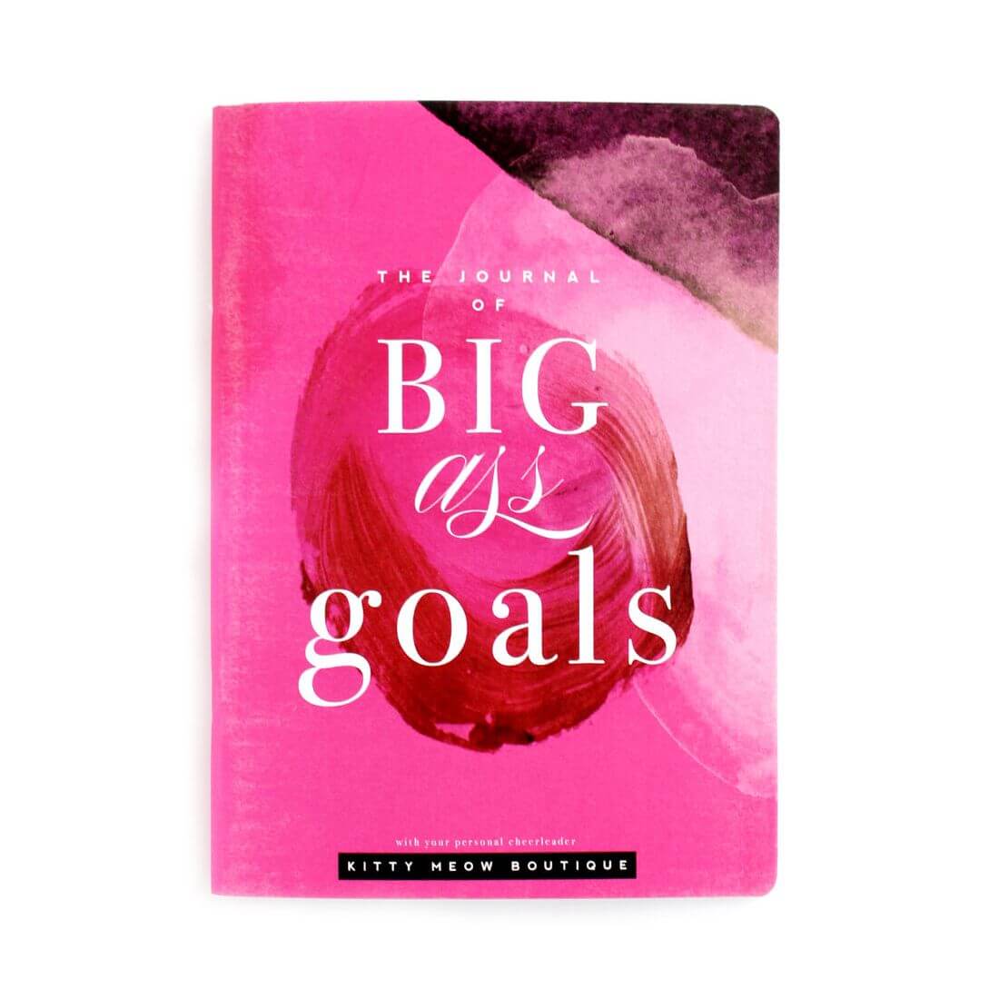 Kitty Meow Boutique The Journal of Big Ass Goals Notebook Notebooks & Notepads Kitty Meow Boutique
