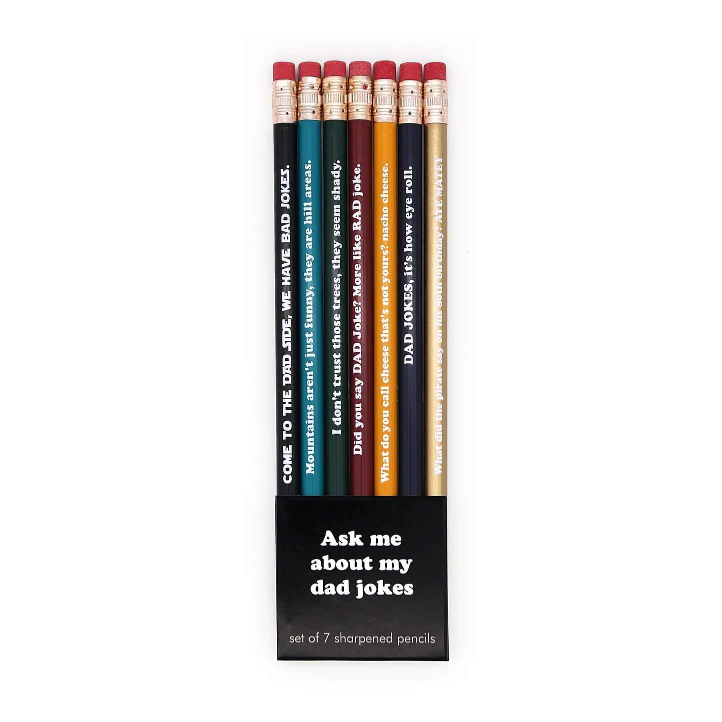 Snifty Funny Ask Me About My Dad Jokes Pencil Set, Pencil Sets for £4.75