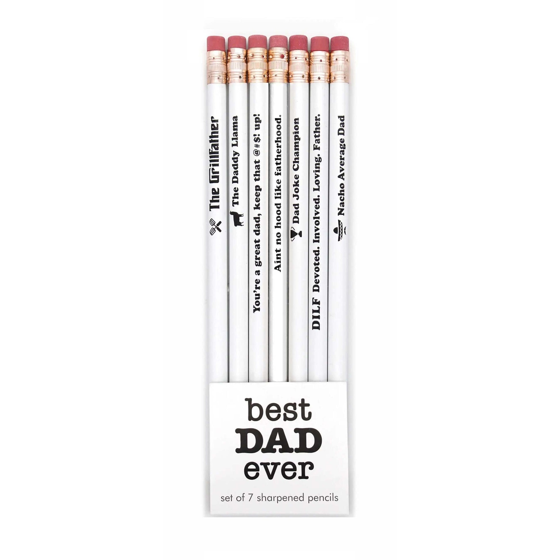 Snifty Funny Best Dad Ever Pencil Set, Pencil Sets for £4.75