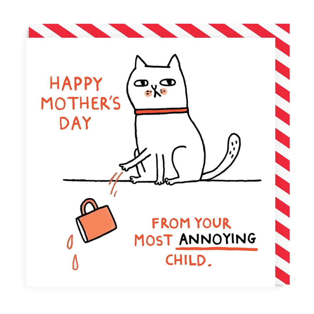 Gemma Correll Happy Mother's Day From Your Most Annoying Child Greeting Card Mother's Day Card Gemma Correll