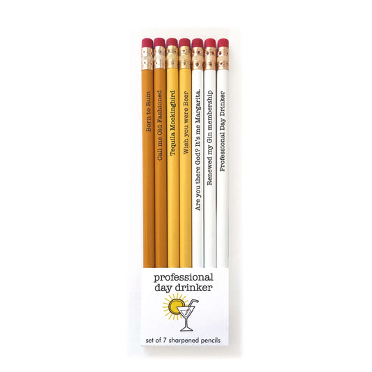 Snifty Funny Day Drinker Pencil Set, Pencil Sets for £4.75