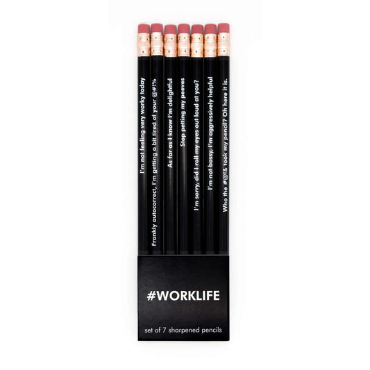 Snifty Funny Worklife Pencil Set